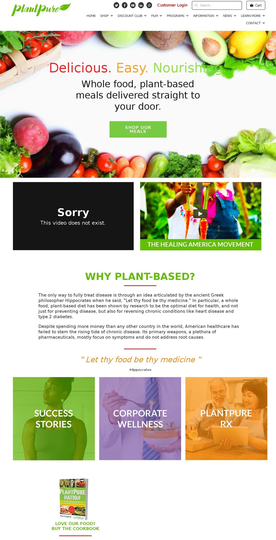 New PlantPure Design 2018 BoldPOv2Aug Shopify theme site example discoverplantpure.com