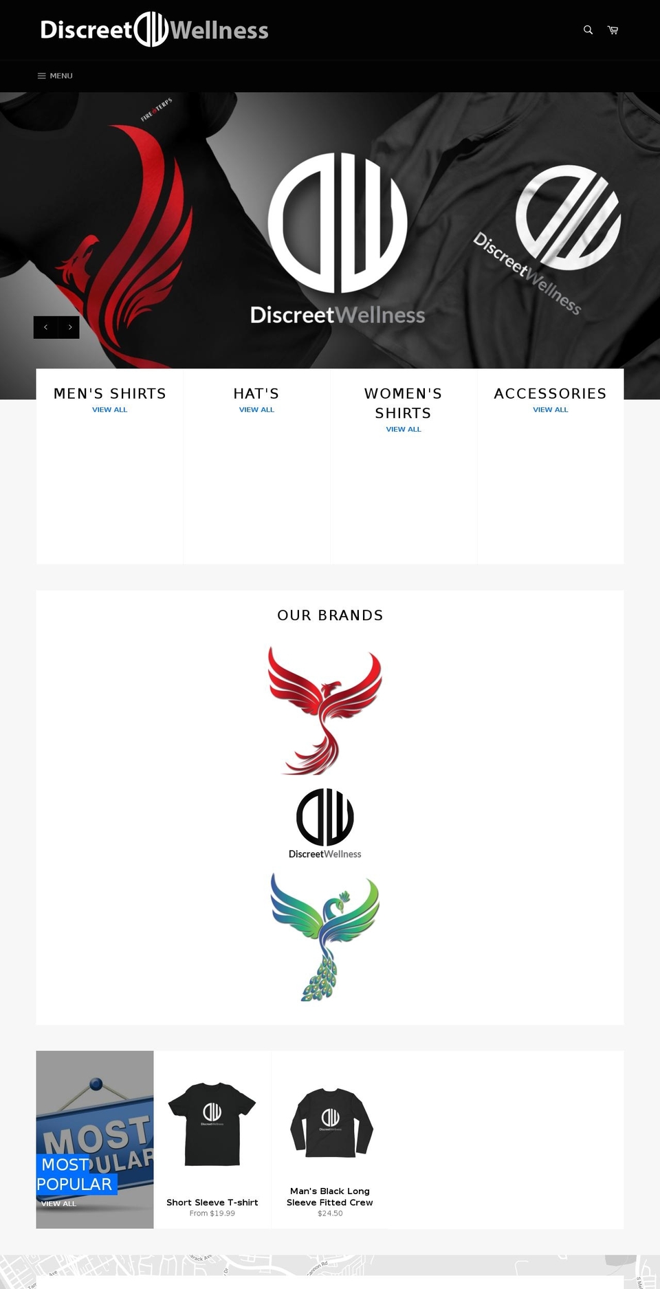 discreetwellness.com — Shopify storefront screenshot