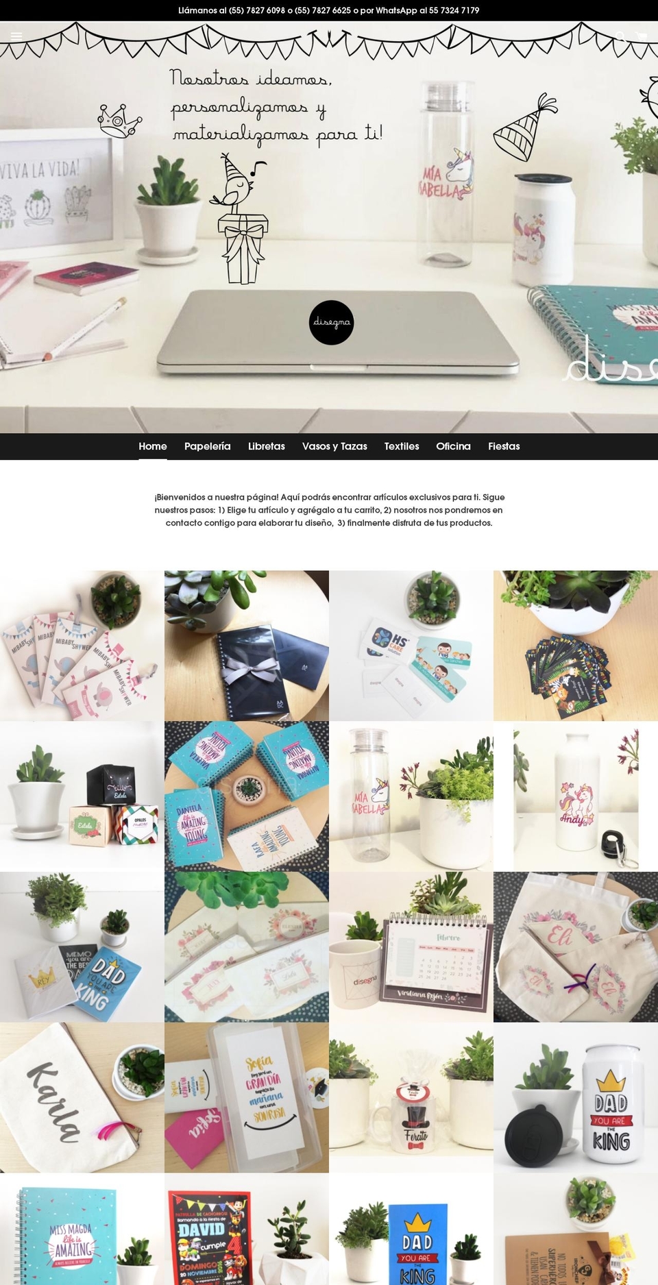 disegna-dg.com — Shopify storefront screenshot