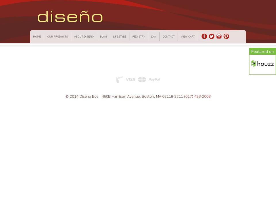 disenobos.com shopify website screenshot