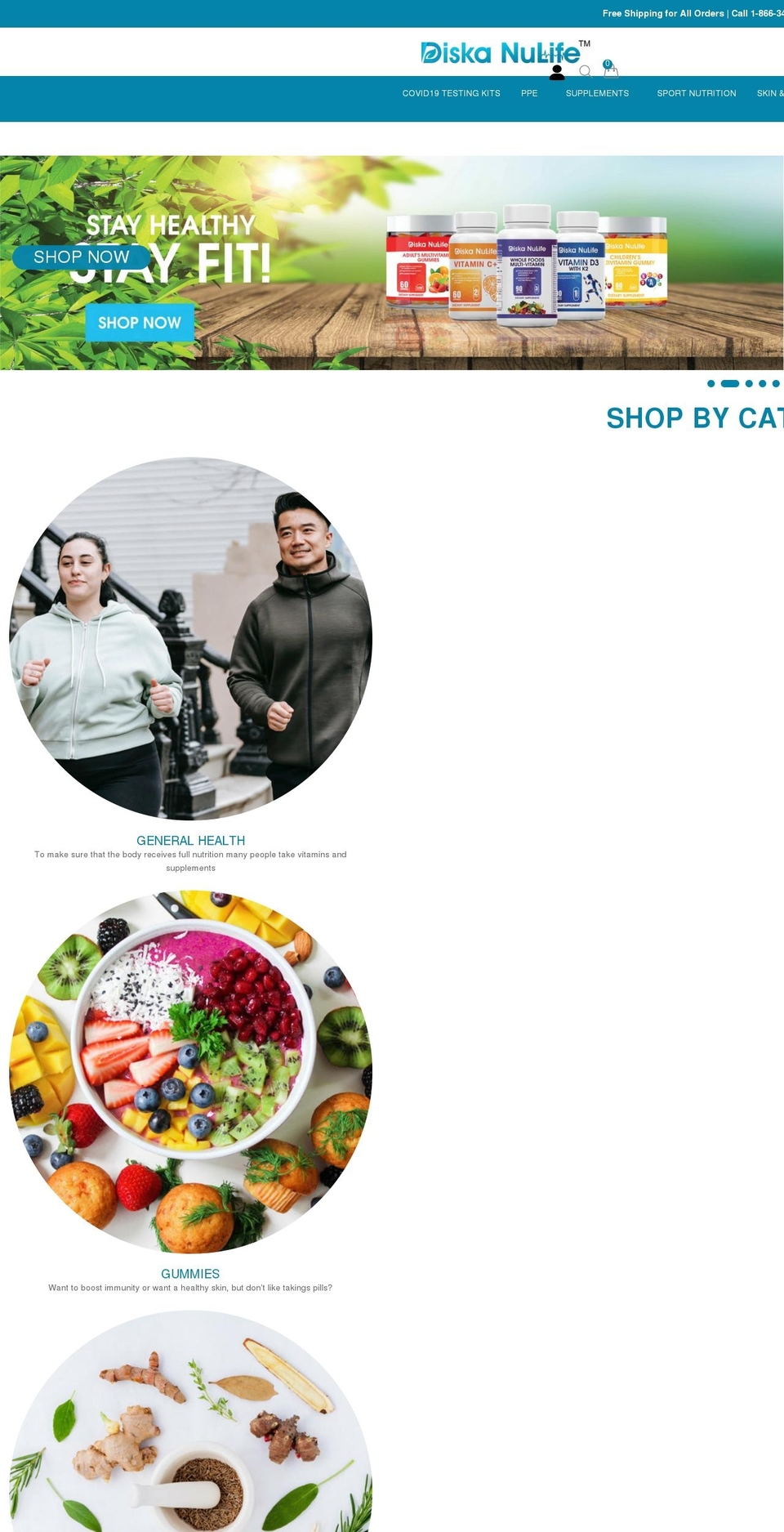Ogani-v-- Shopify theme site example diskanulife.com