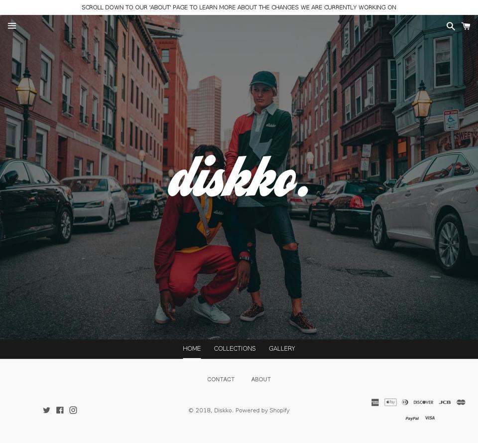 diskko.com — Shopify storefront screenshot