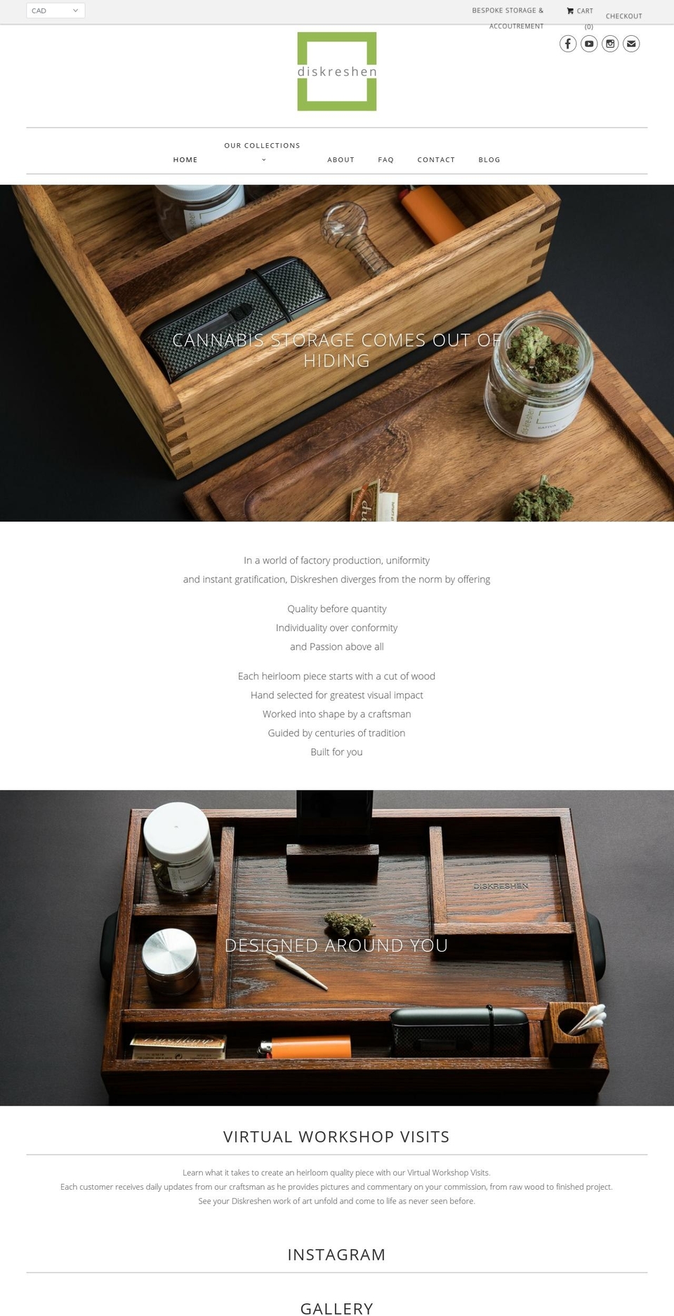 diskreshen.com — Shopify storefront screenshot