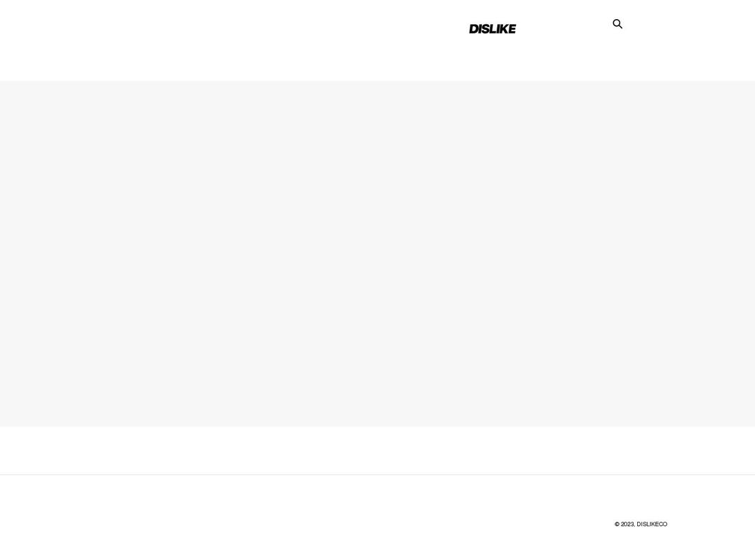 dislikeco.com shopify website screenshot