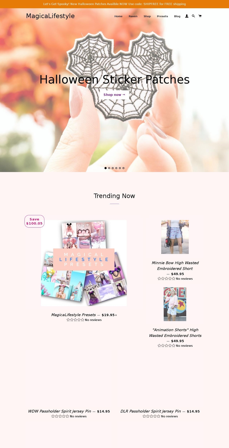 MagicaLifestyle Shopify theme site example disneydorm.com