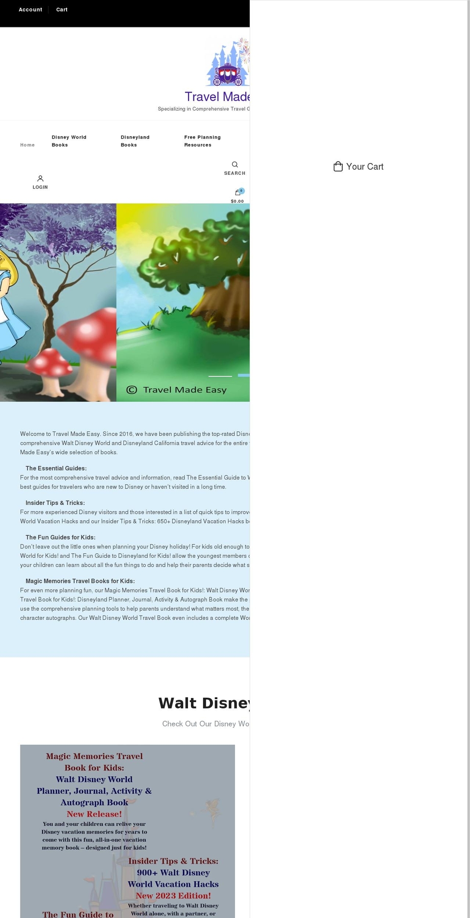 disneymadeeasy.com shopify website screenshot