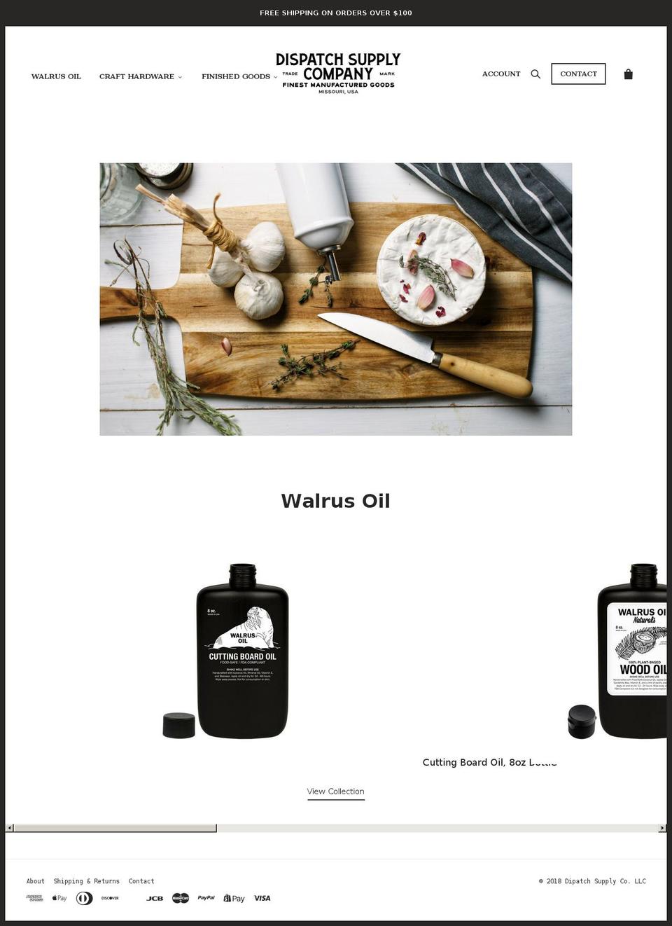 dispatchsupply.com — Shopify storefront screenshot