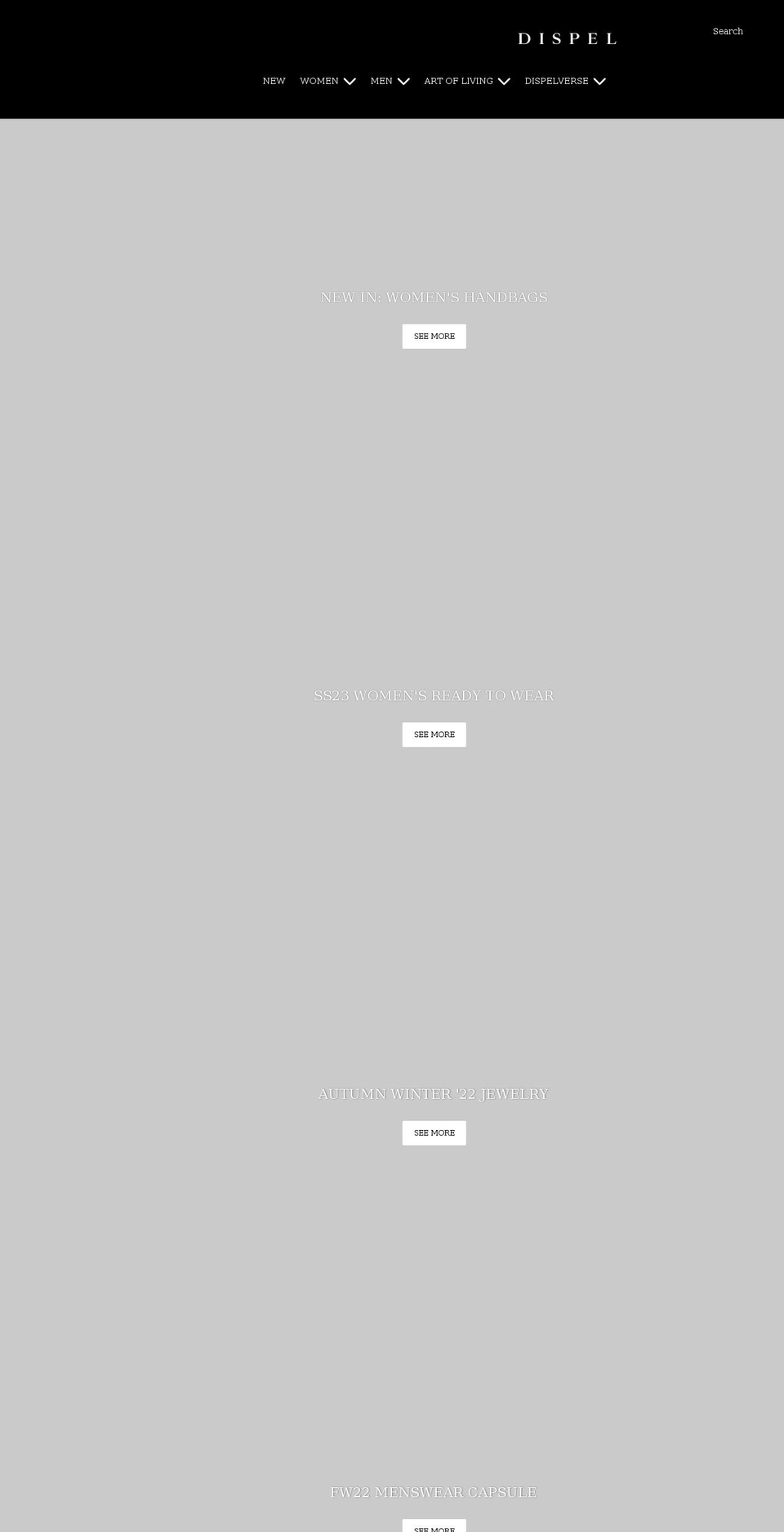 dispelwebsite.com shopify website screenshot
