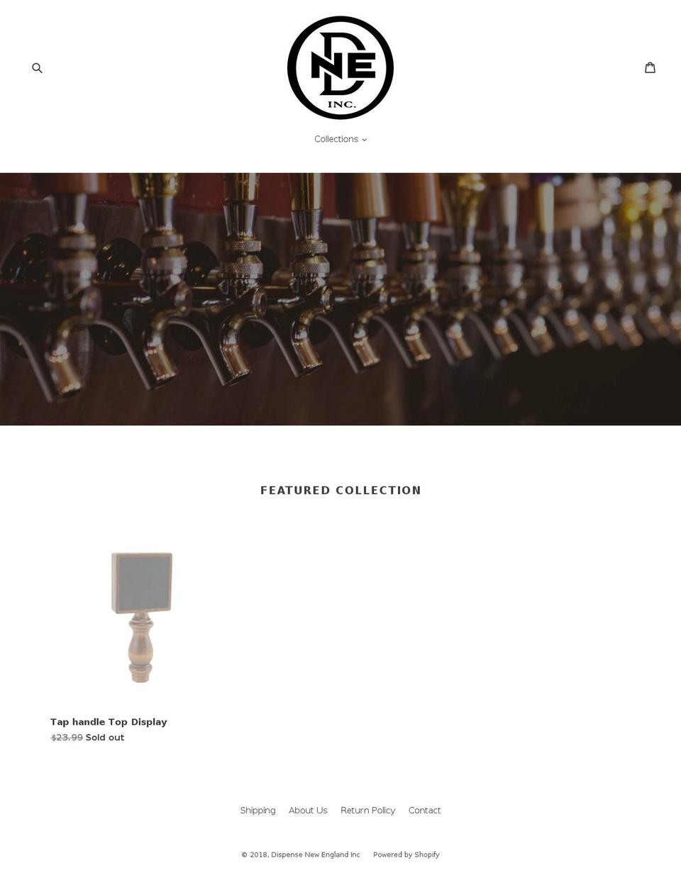 dispensenewengland.com — Shopify storefront screenshot
