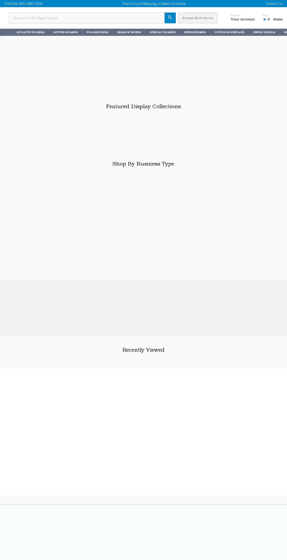 display4sale.com shopify website screenshot