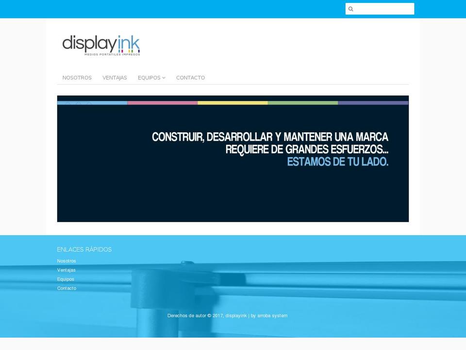 displayink.mx shopify website screenshot