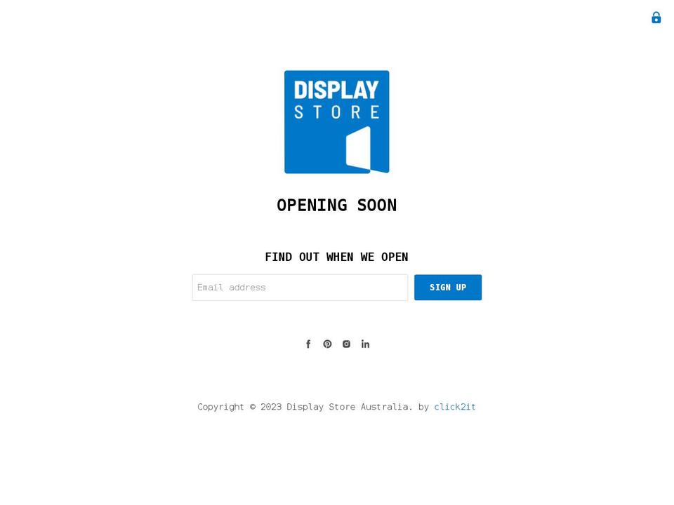 displaystore.com.au shopify website screenshot