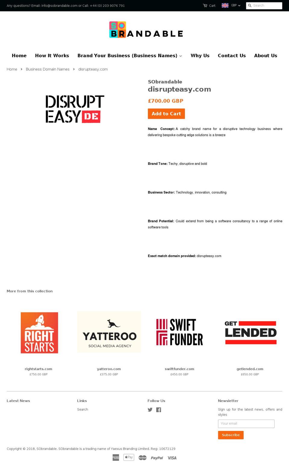 disrupteasy.com — Shopify storefront screenshot