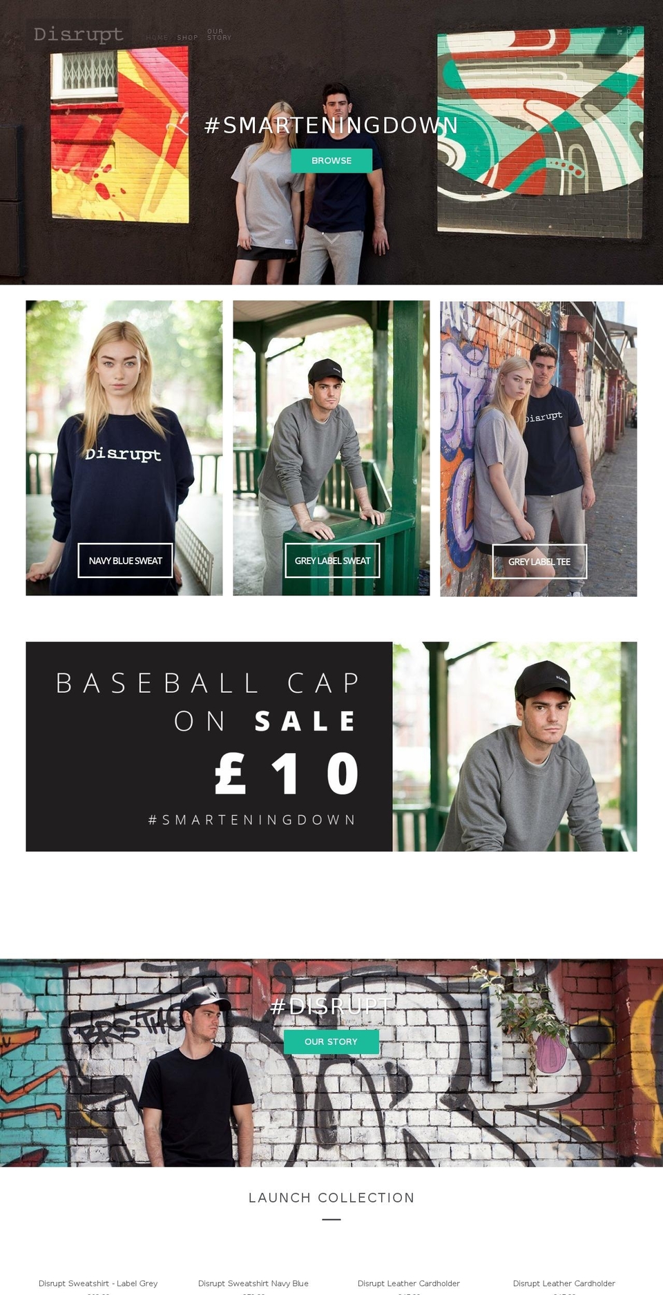 disruptofficial.com — Shopify storefront screenshot
