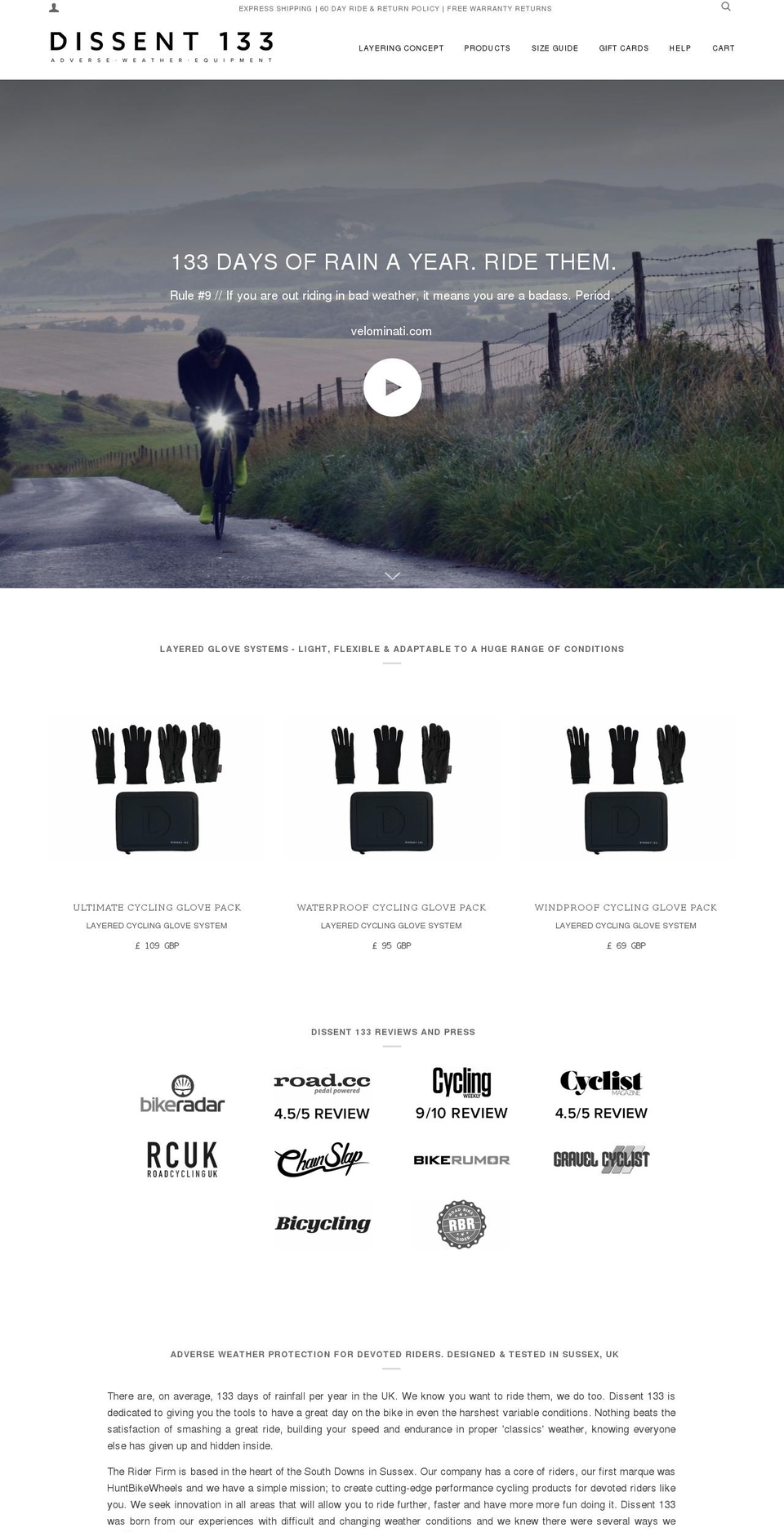 dissent113.com — Shopify storefront screenshot