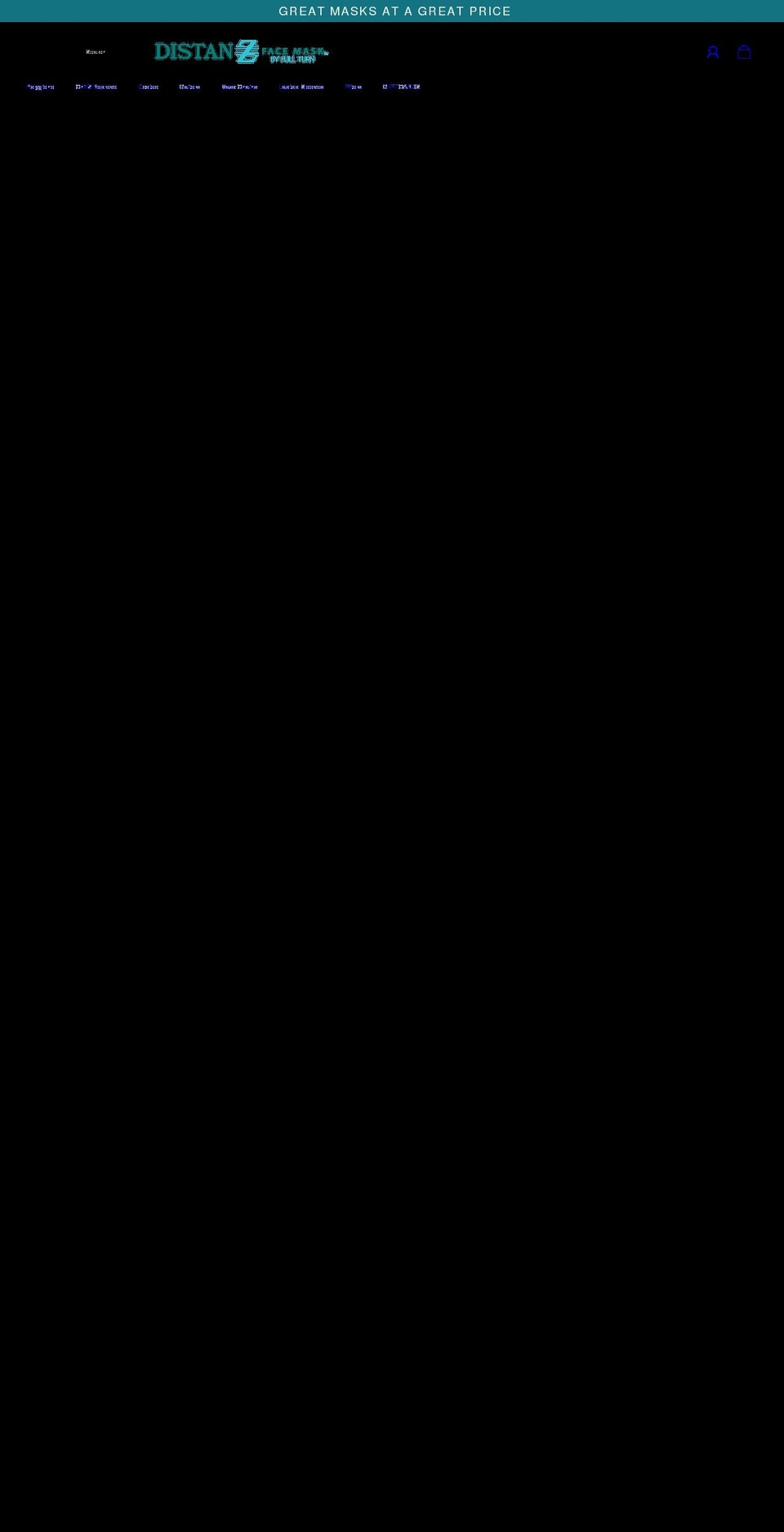 distanzmask.com shopify website screenshot