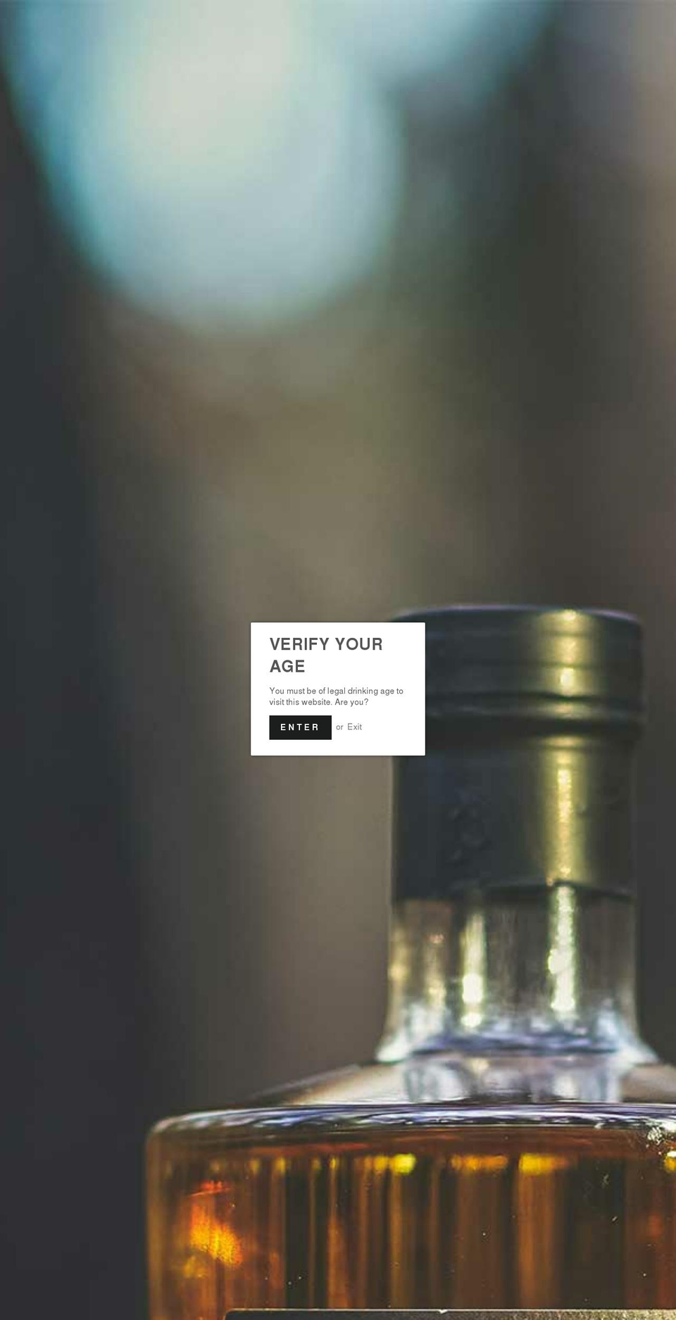 distillery-store.myshopify.com shopify website screenshot