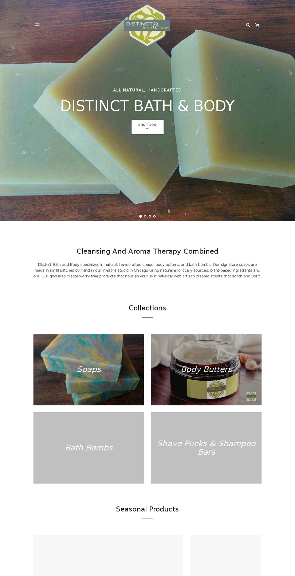 distinctbath.com shopify website screenshot