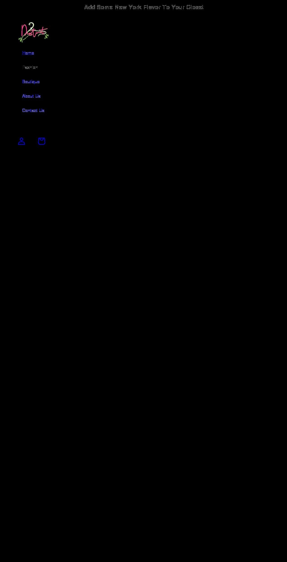 distinctflavorfashions.com shopify website screenshot