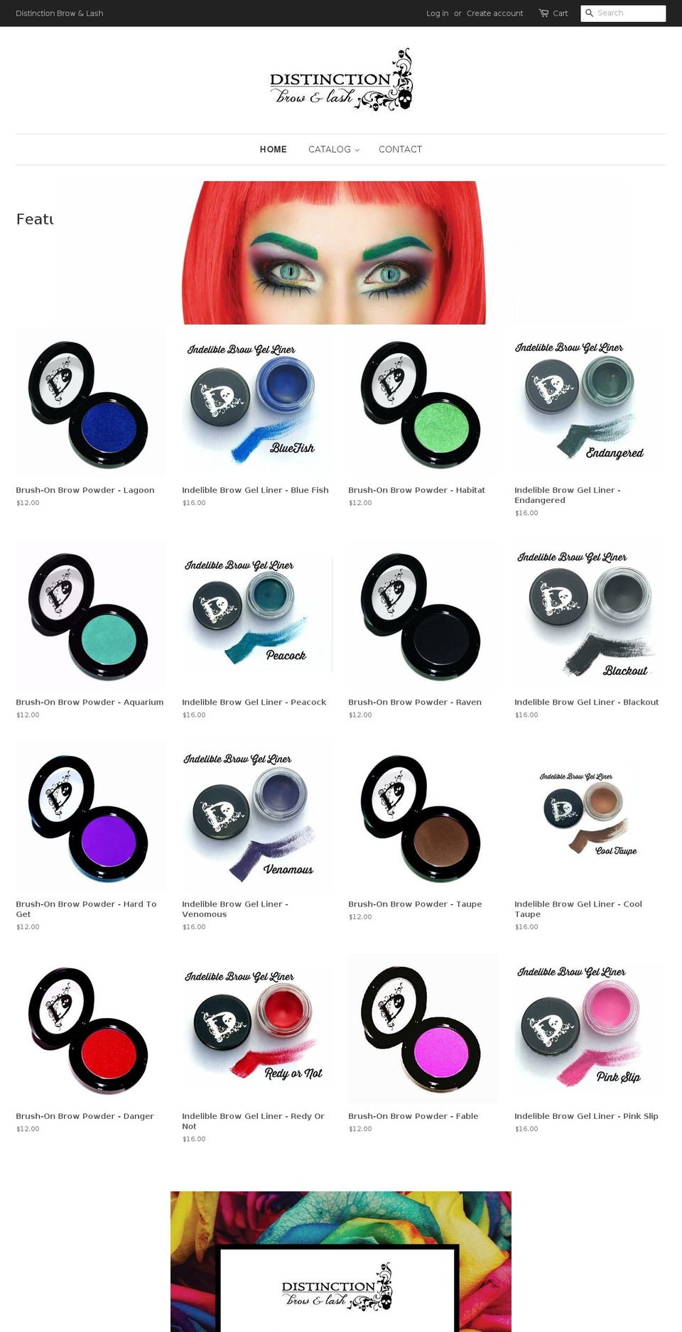 distinctionsalonboutique.com — Shopify storefront screenshot