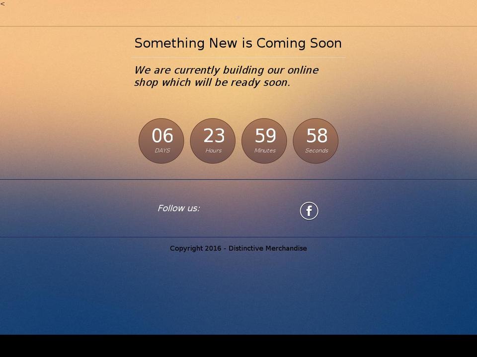 distinctivemerch.com shopify website screenshot