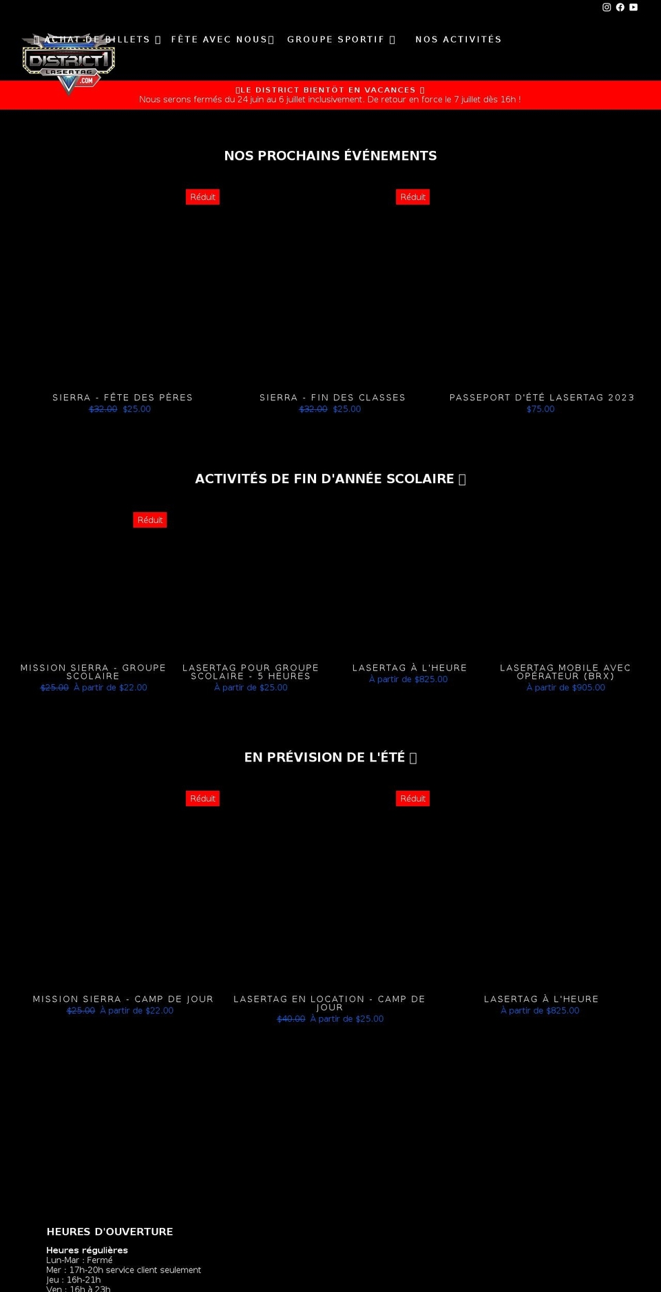 district1.ca shopify website screenshot