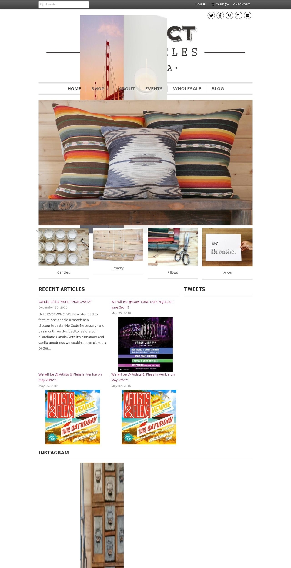 districtla.com shopify website screenshot