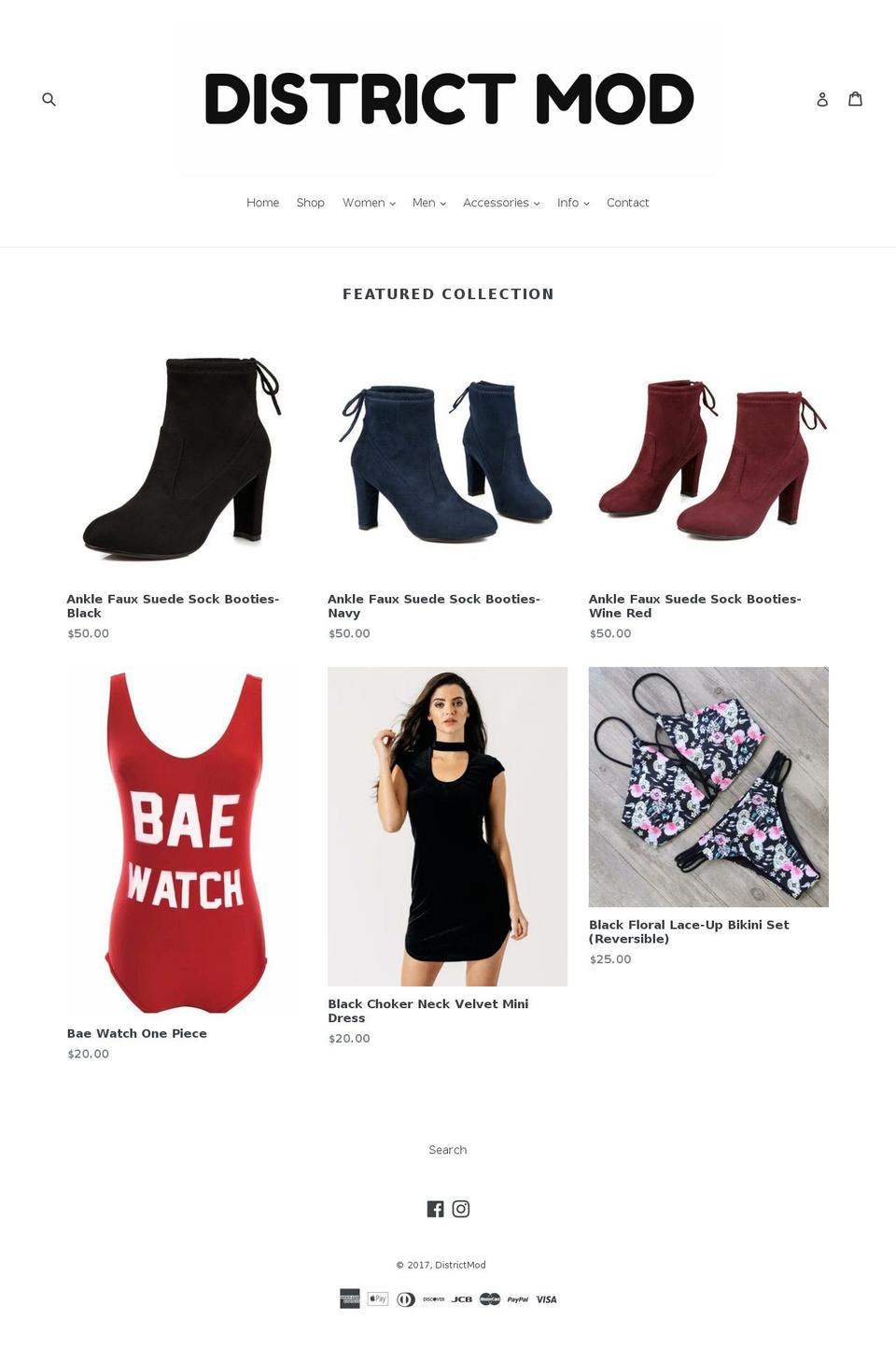 districtmod.com shopify website screenshot