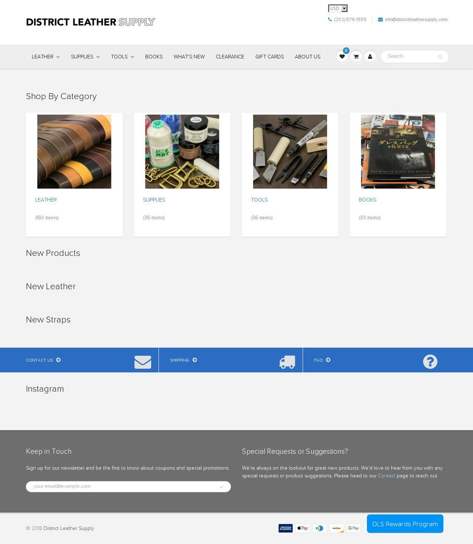 districtsupply.com — Shopify storefront screenshot
