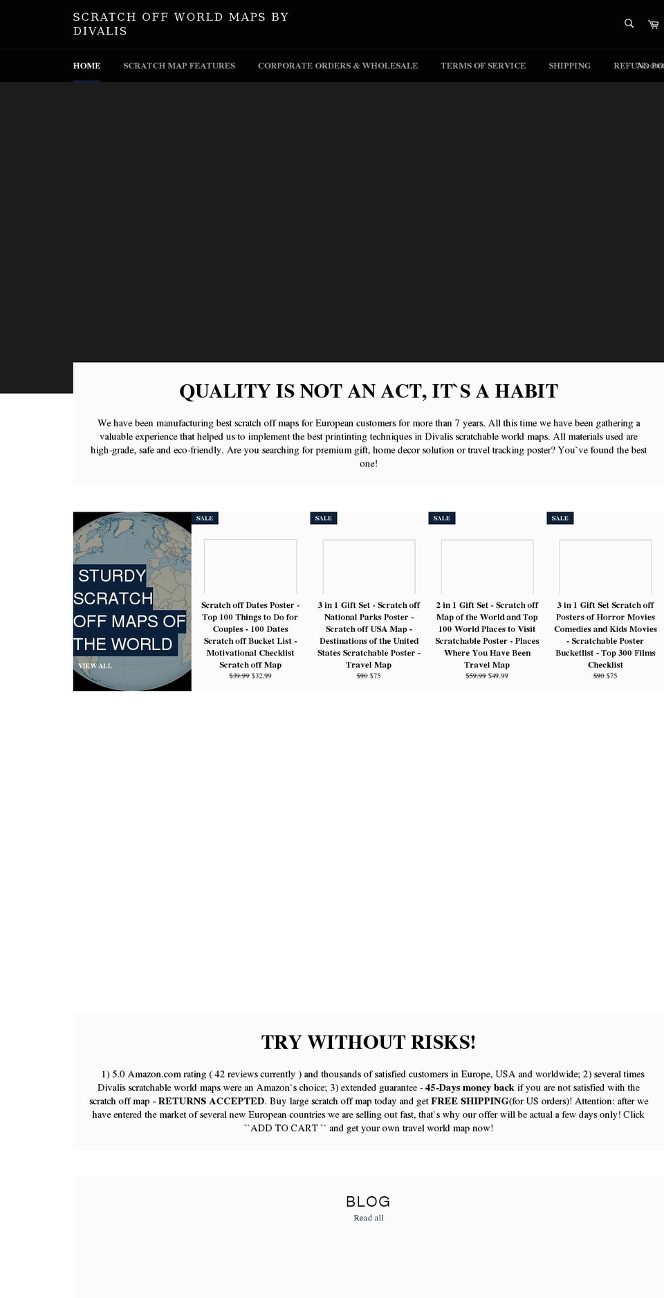 divalisgifts.com — Shopify storefront screenshot