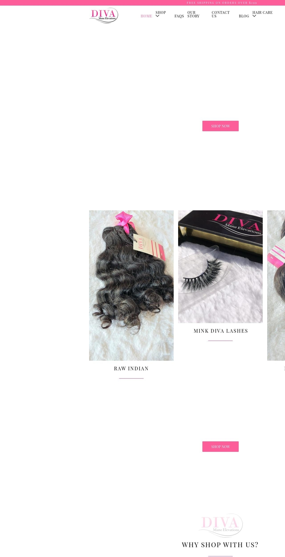 divamaneelevations.com — Shopify storefront screenshot