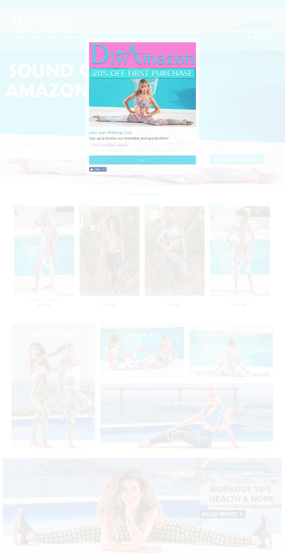 divamazon.com shopify website screenshot