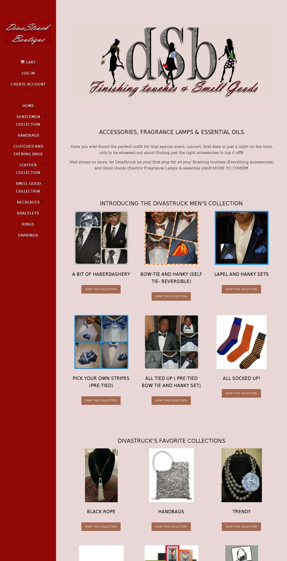 divastruckfashion.com — Shopify storefront screenshot