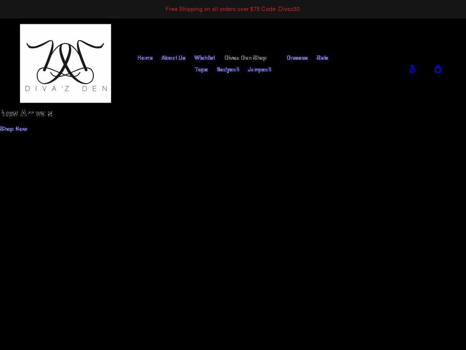 divazden.com shopify website screenshot