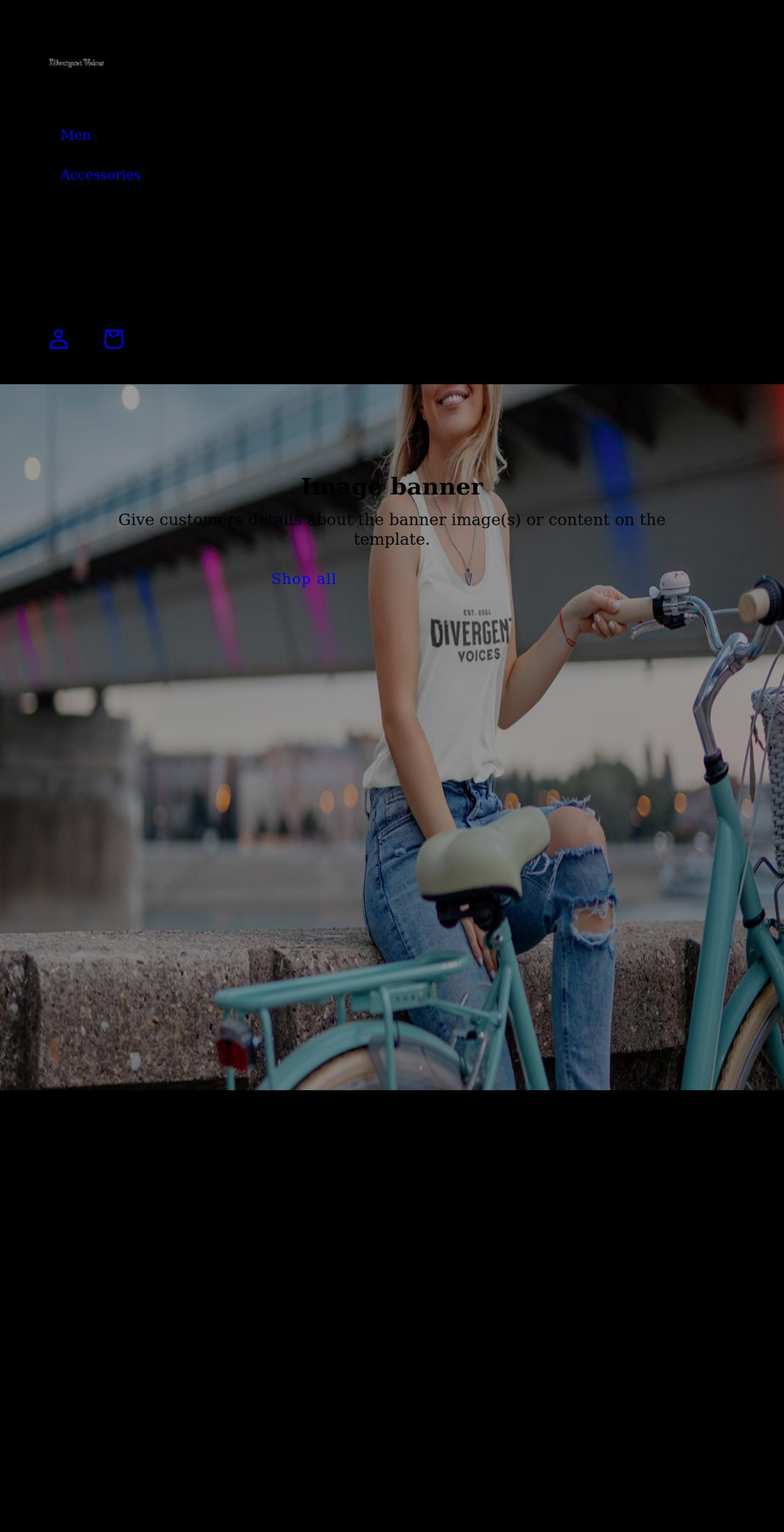 divergentvoices.com shopify website screenshot