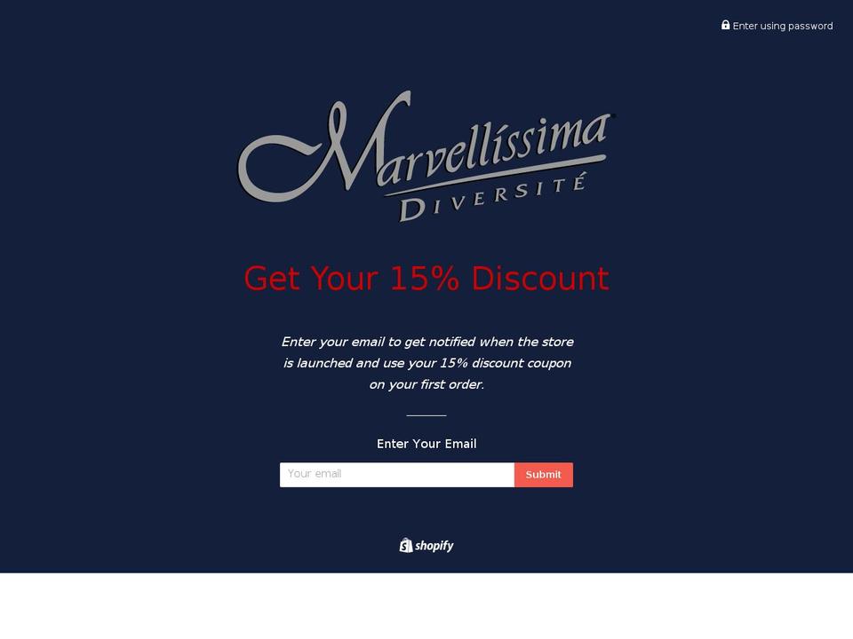 Marvellissima Shopify theme site example diversitycosmetics.com