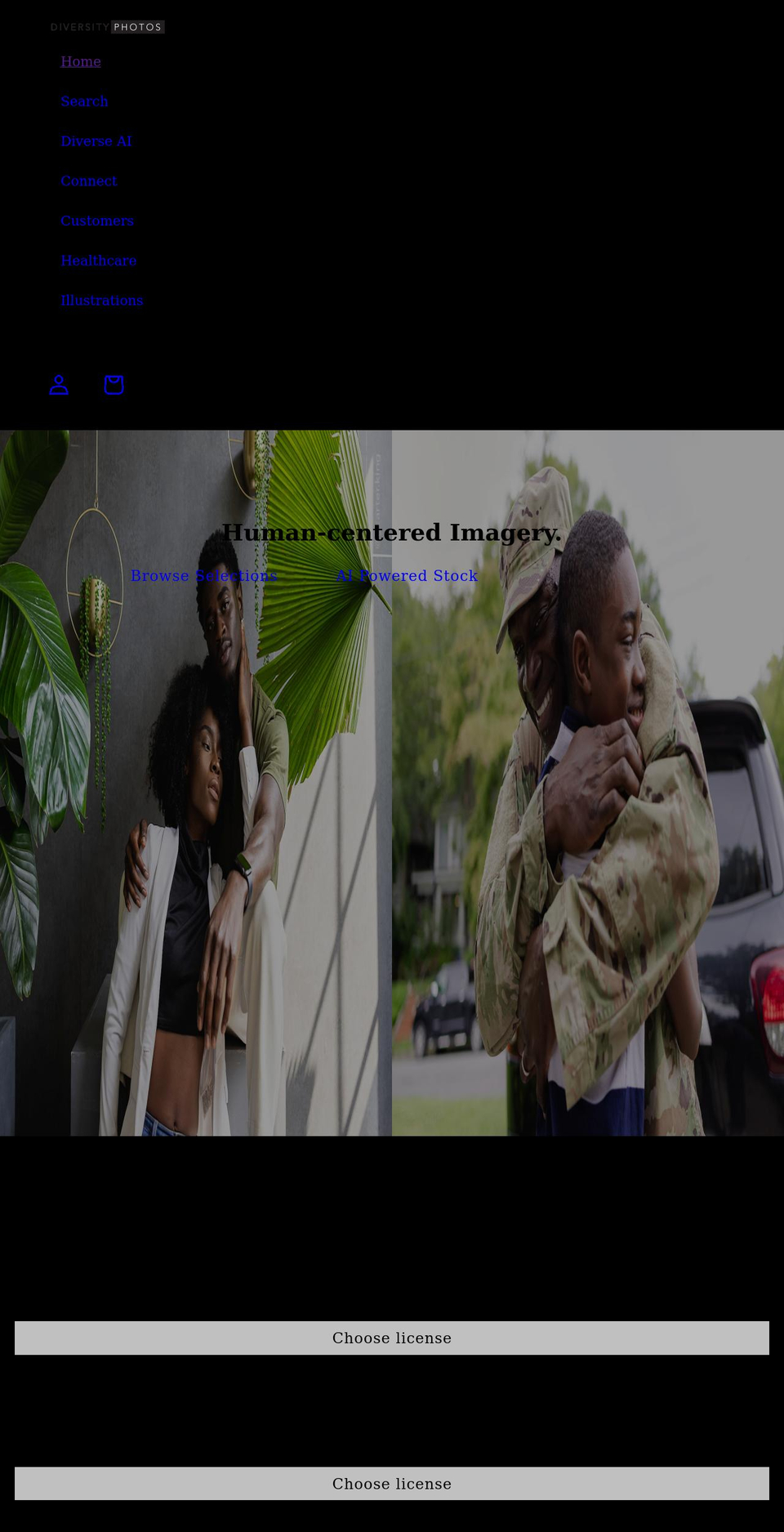 diversityphotos.com shopify website screenshot