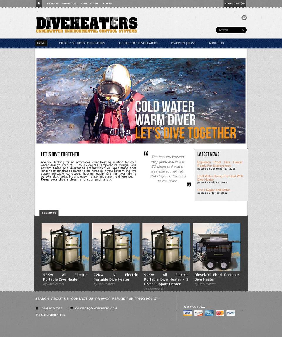 Copy of Reign Shopify theme site example divesupportsystems.com