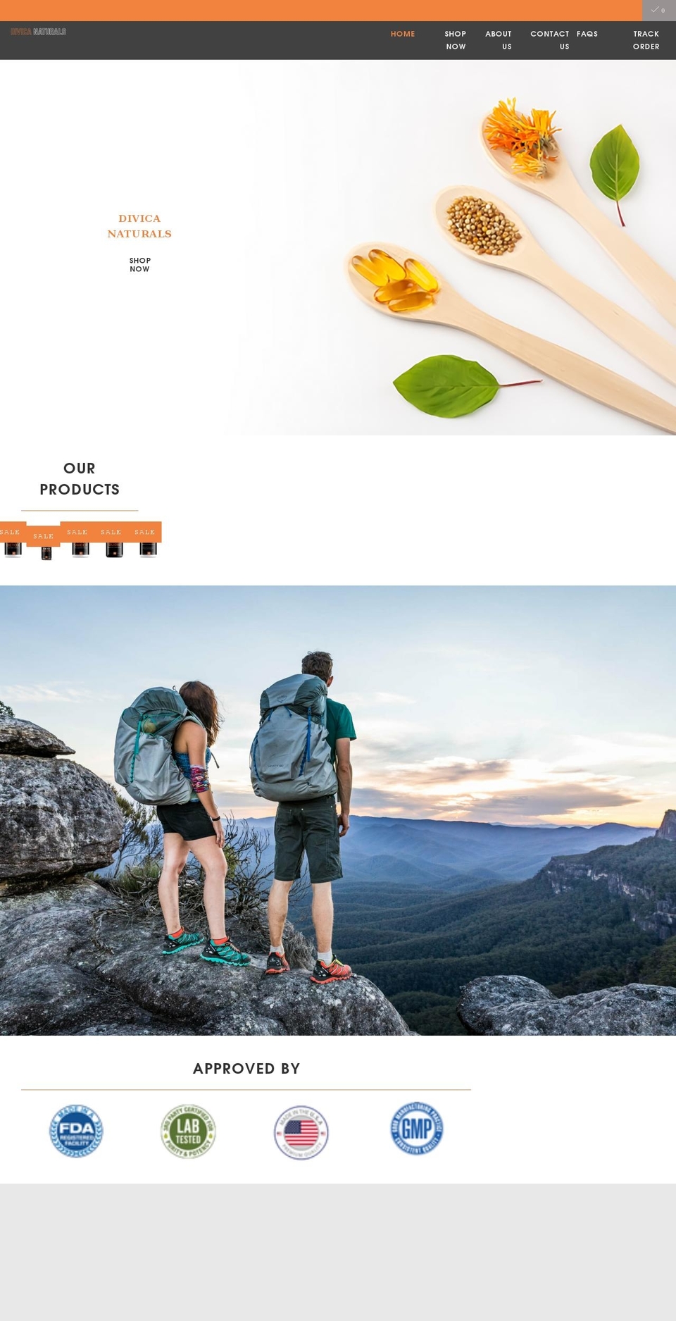 Turbu latest Shopify theme site example divicanaturals.com