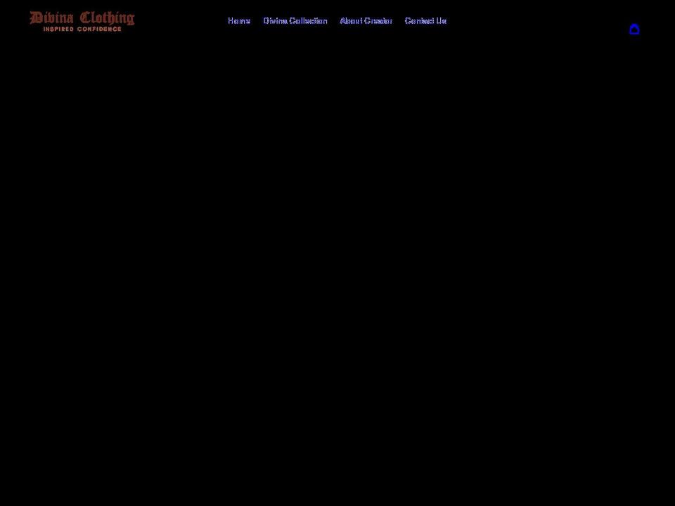 divinaclothing.com shopify website screenshot