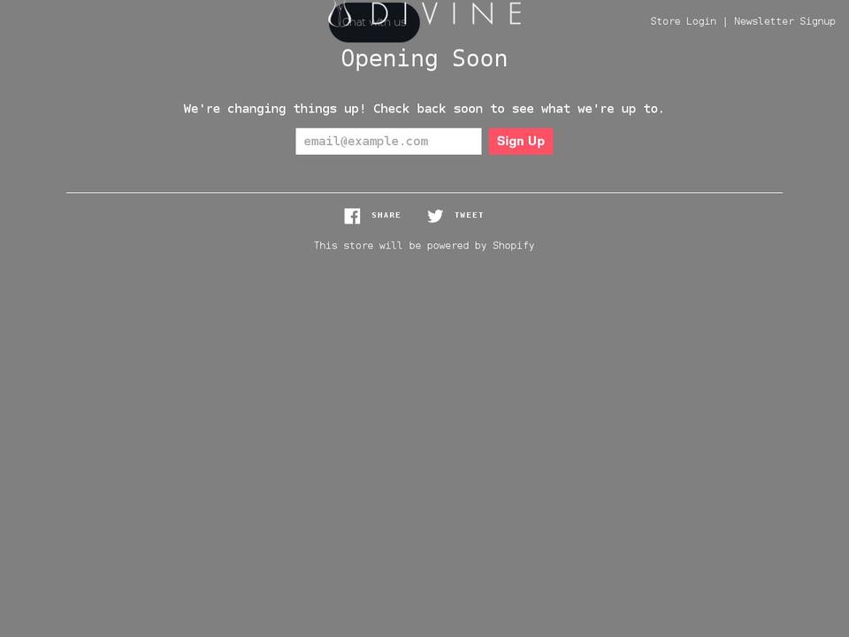 divinecreation.ca shopify website screenshot