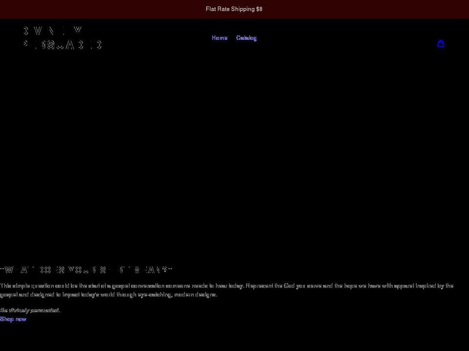 divinelypersuaded.com shopify website screenshot