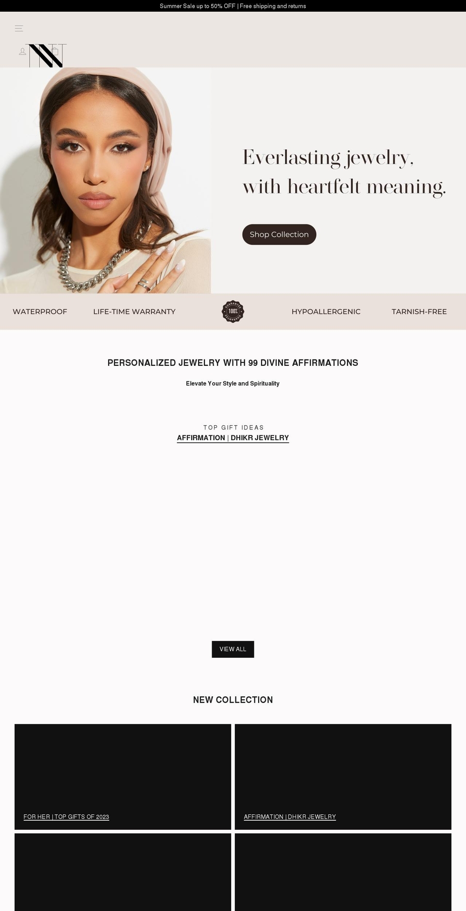 divineninetynine.com shopify website screenshot