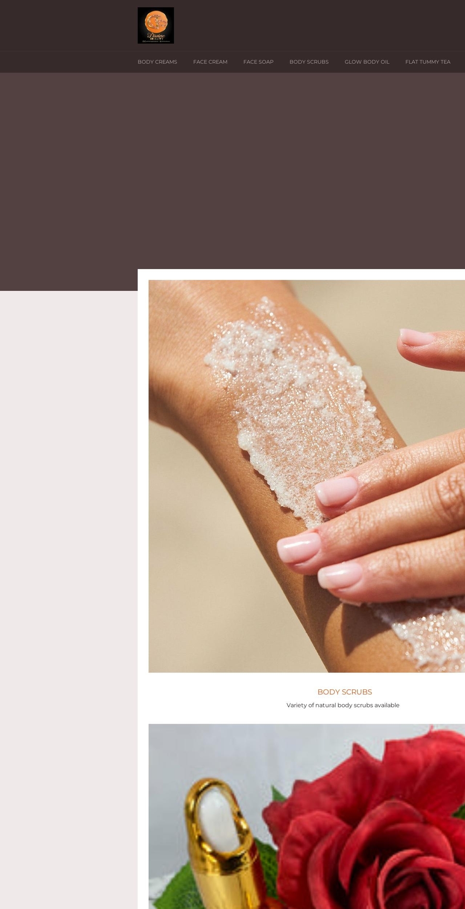 divineorganicskincare.co.uk shopify website screenshot