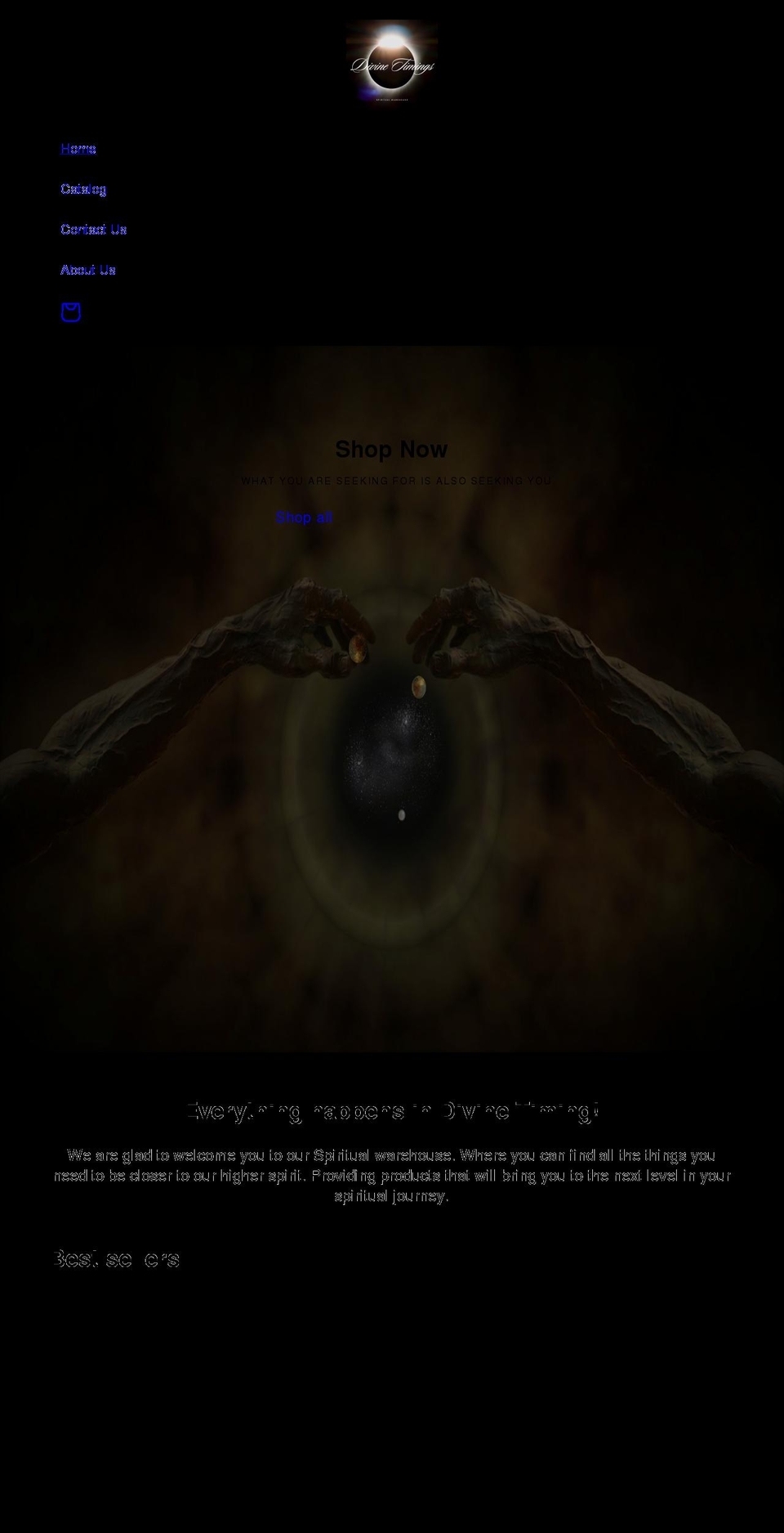 divinetimer.com shopify website screenshot