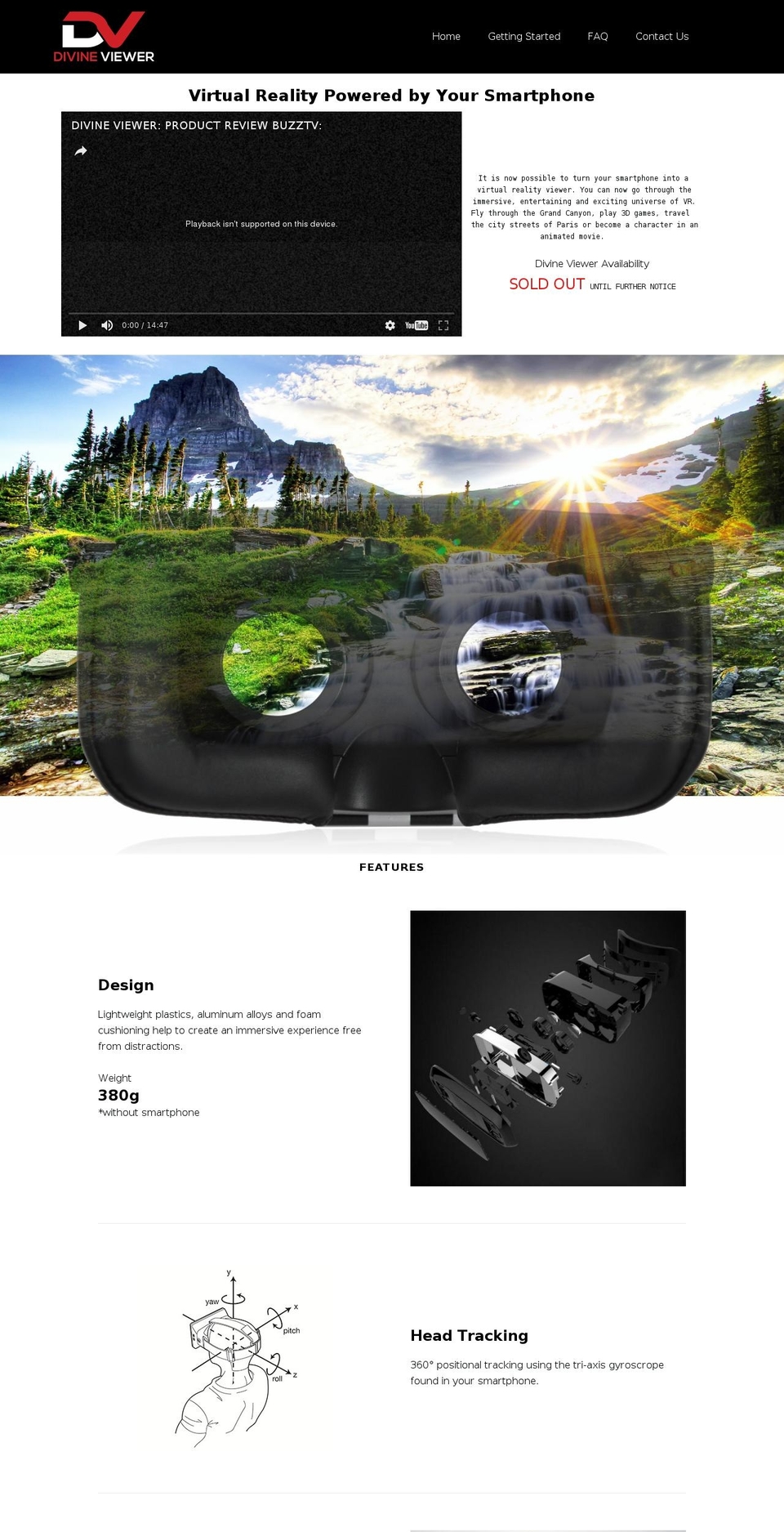 divineviewer.com shopify website screenshot