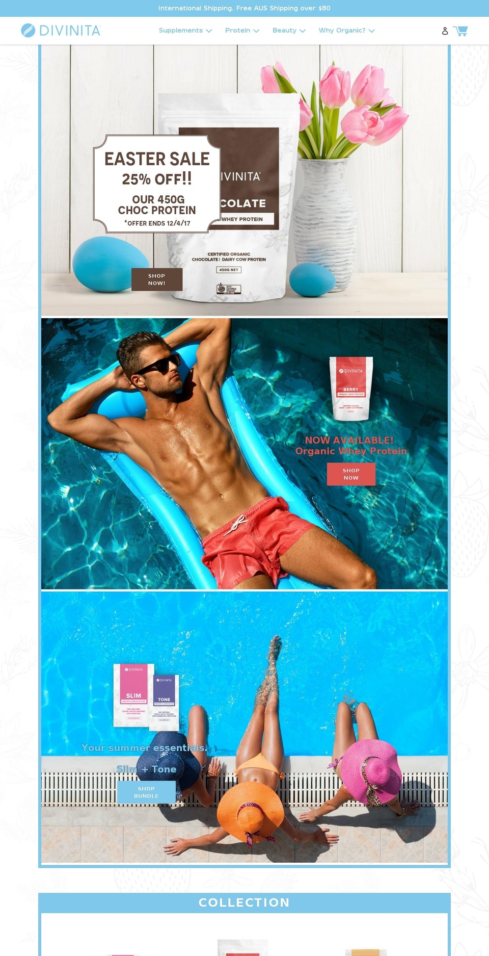 divinita.com shopify website screenshot