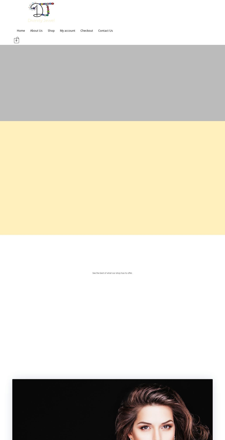 divinityjewel.com — Shopify storefront screenshot