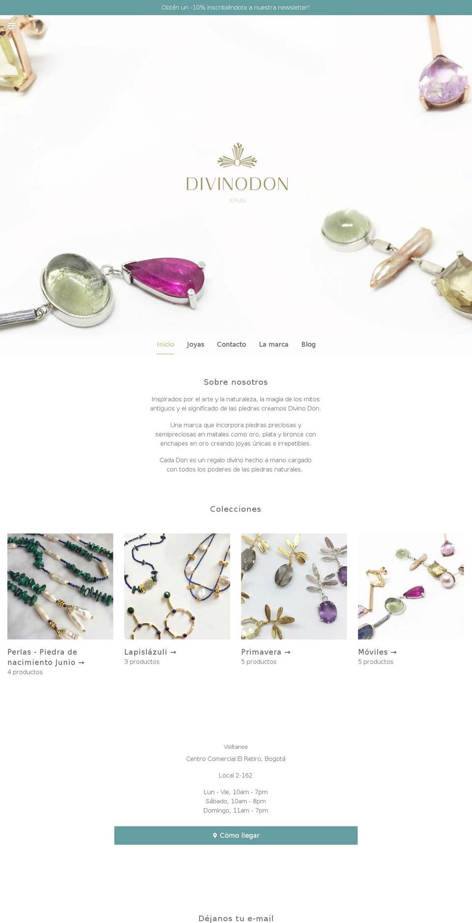 divinodon.com — Shopify storefront screenshot