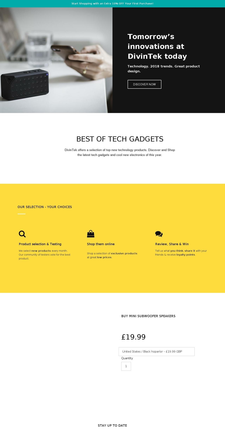 divintek.com — Shopify storefront screenshot